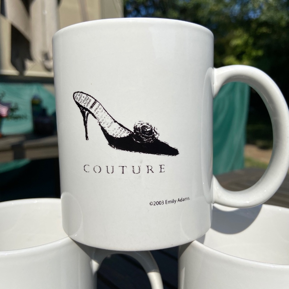 3 - RARE Find - Emily Adams Couture Coffee Mugs - Picture 6 of 11